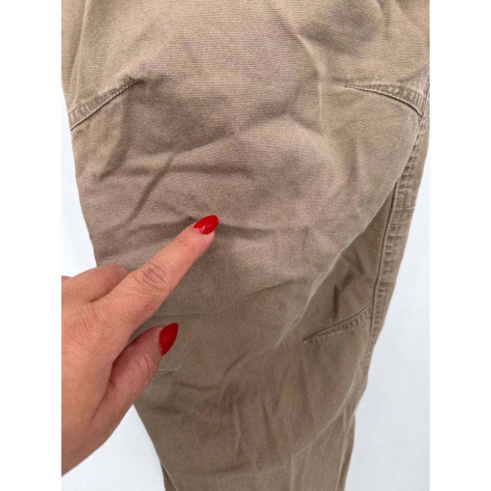 Kuhl 38x32 Rydr Pants Mens Khaki Tan Articulated Knee Canvas Workwear Hiking - Picture 6 of 10